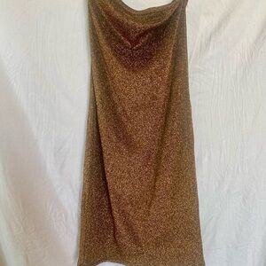 Elegant Gold Shimmer Dress